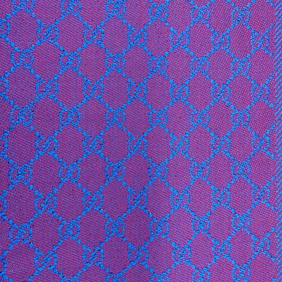 Gucci Wool Silk Jacquard GG Monogram Stenix Scarf - Picture 2 of 14